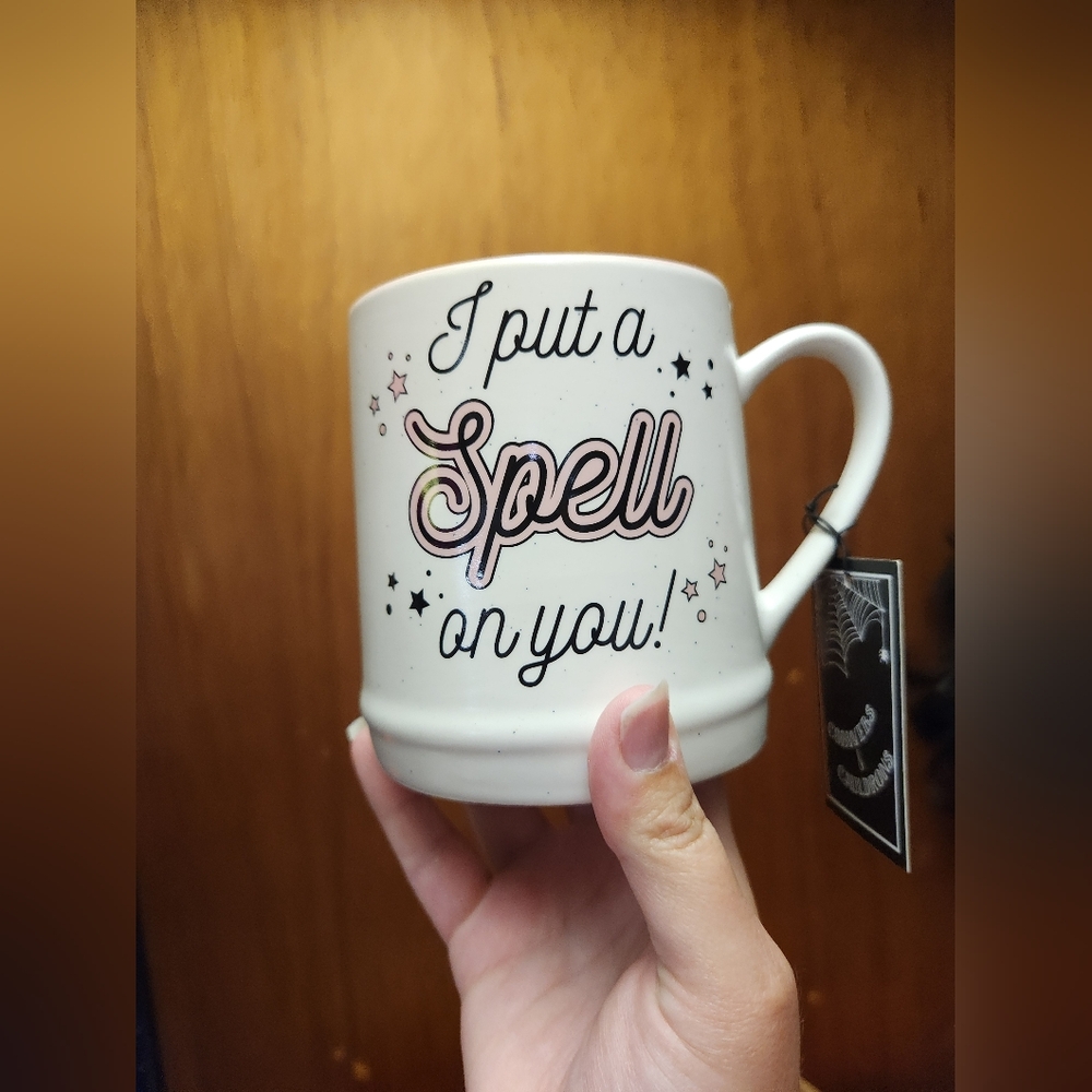 Cobwebs And Cauldrons Halloween Witch Mug I Put A Spell On You NWT